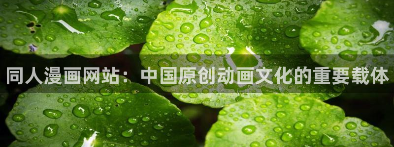 香蕉漫画黄：同人漫画网站：中国原创动画文化的重要载体
